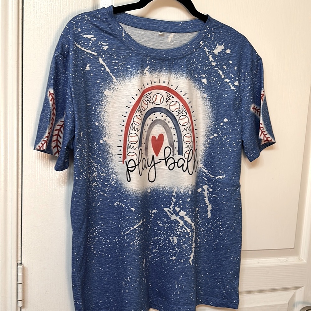 Baseball Print T-Shirt
